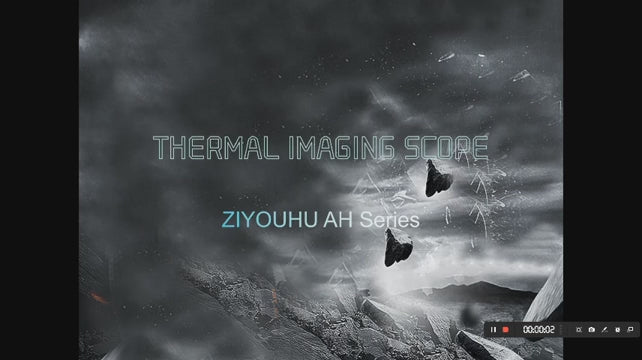 AH35/50L Thermal Imaging Sight Scope IP67 Waterproof Laser Ranging Pseudo-Color Heat Monocular Camcorder Hunting Aiming Thermographic